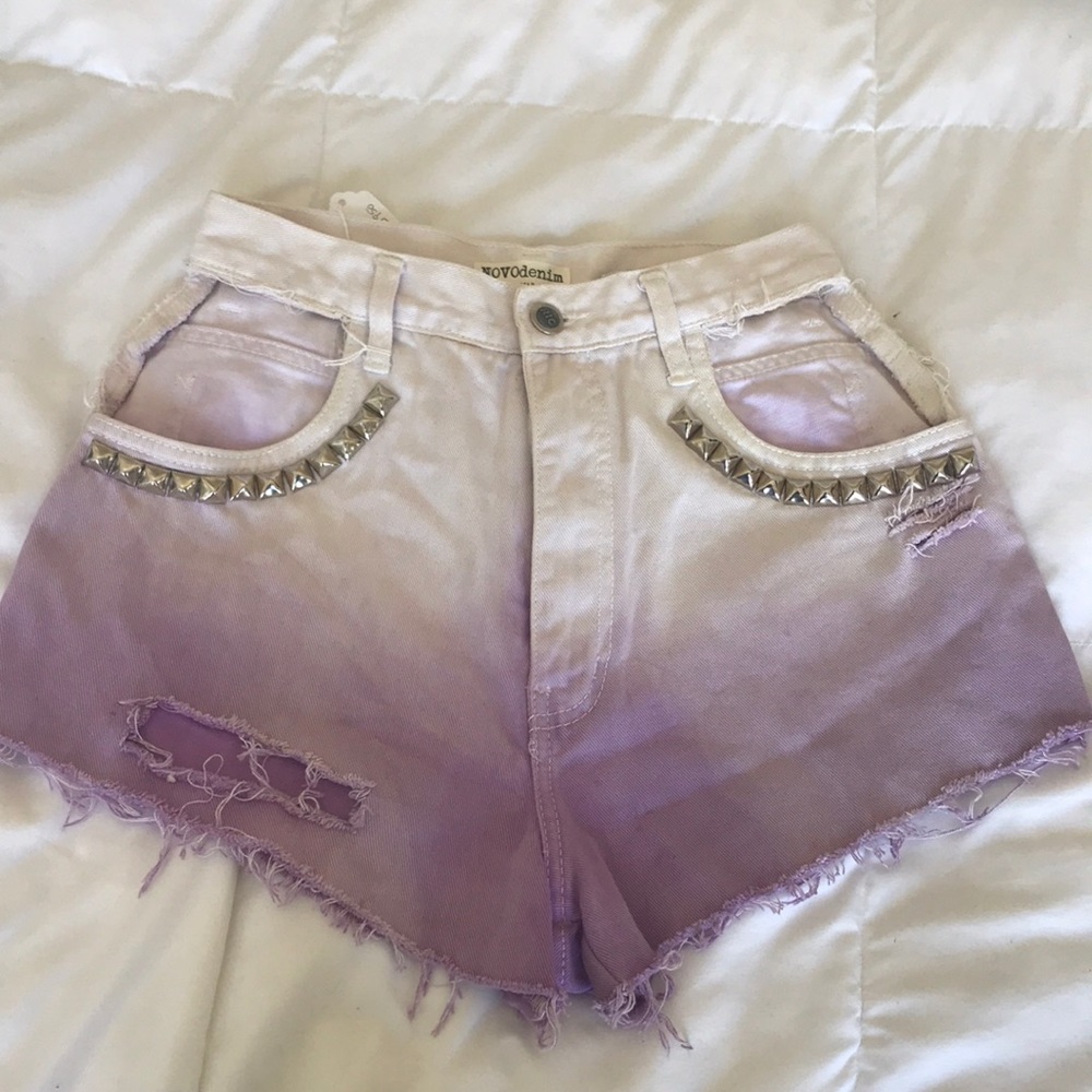 Vintage Studded Shorts